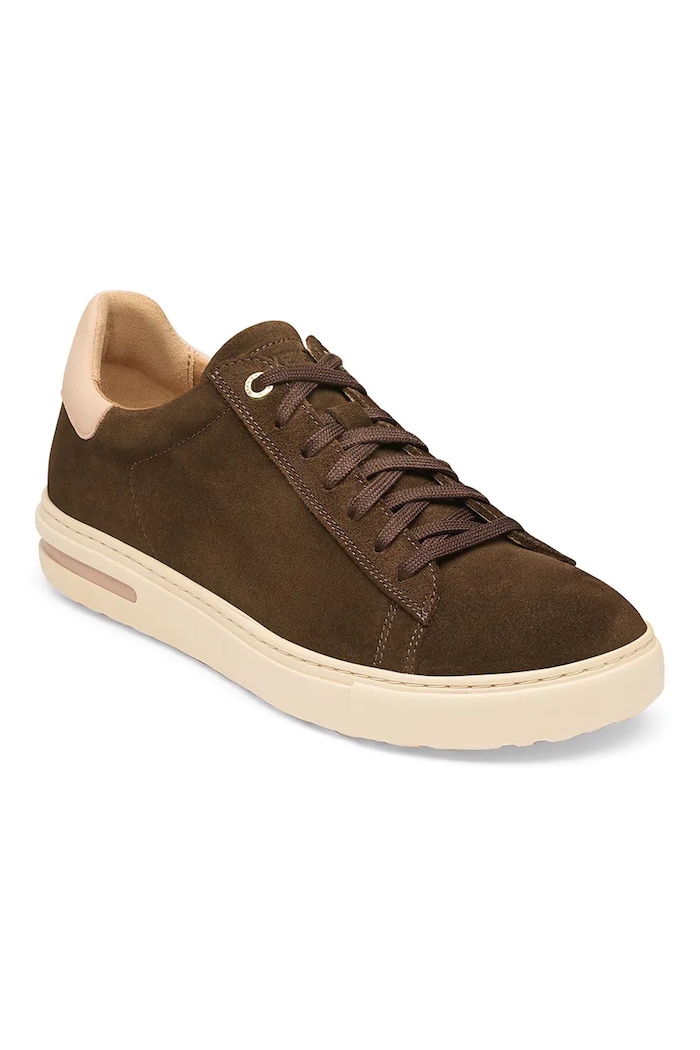 Birkenstock Bend Low Suede Leather sneakers semišové 1032658 hnedá AW26