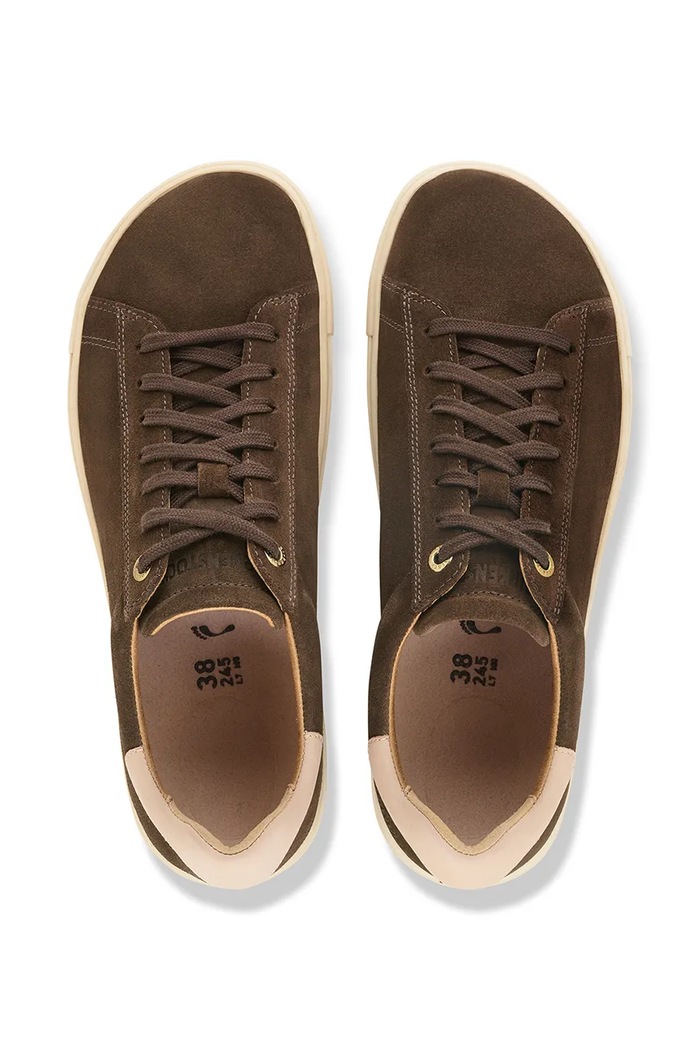 Obuv Birkenstock Bend Low Suede Leather sneakers semišové 1032658 hnedá