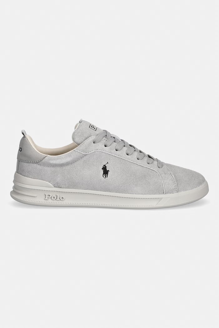 Polo Ralph Lauren Hrt Crt Rib tenisky semišové 809P13080002.020 sivá AW26