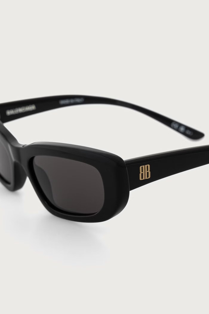 Akcesoria Balenciaga Okulary przeciwsłoneczne kocie oczy damskie BB0516S czarny