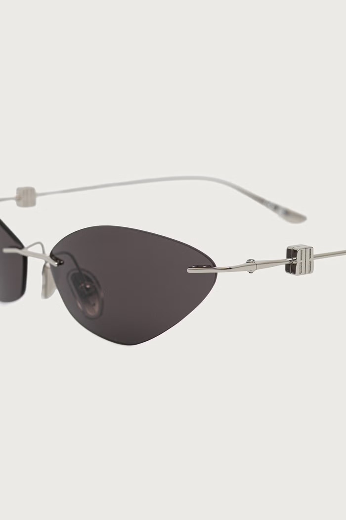 Akcesoria Balenciaga Okulary przeciwsłoneczne damskie BB0536S srebrny