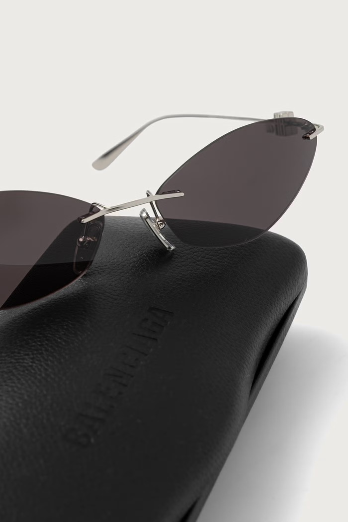 Okulary przeciwsłoneczne damskie Balenciaga BB0536S srebrny