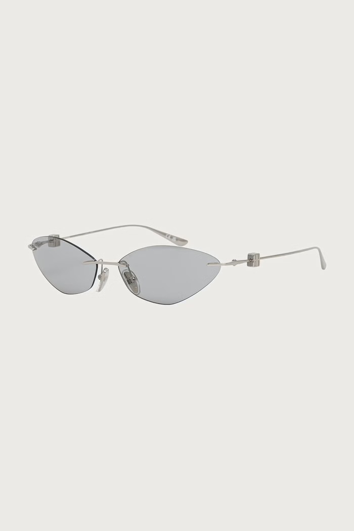 Balenciaga Okulary przeciwsłoneczne damskie srebrny BB0536S