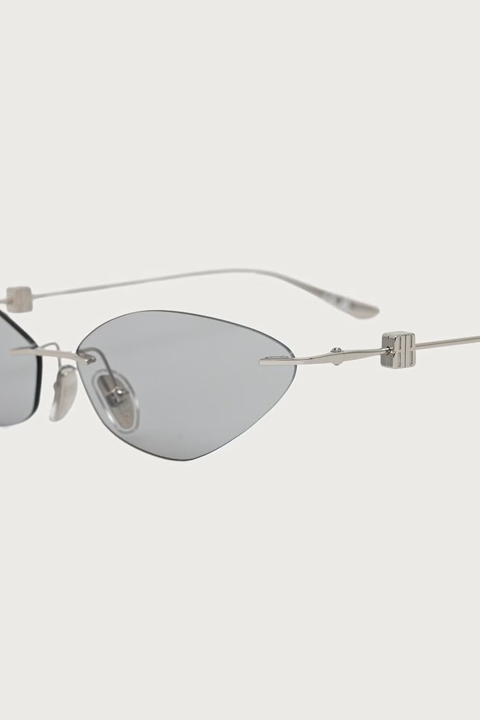 Akcesoria Balenciaga Okulary przeciwsłoneczne damskie BB0536S srebrny