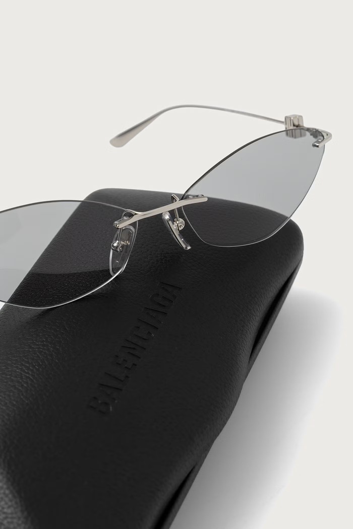 Okulary przeciwsłoneczne damskie Balenciaga BB0536S srebrny