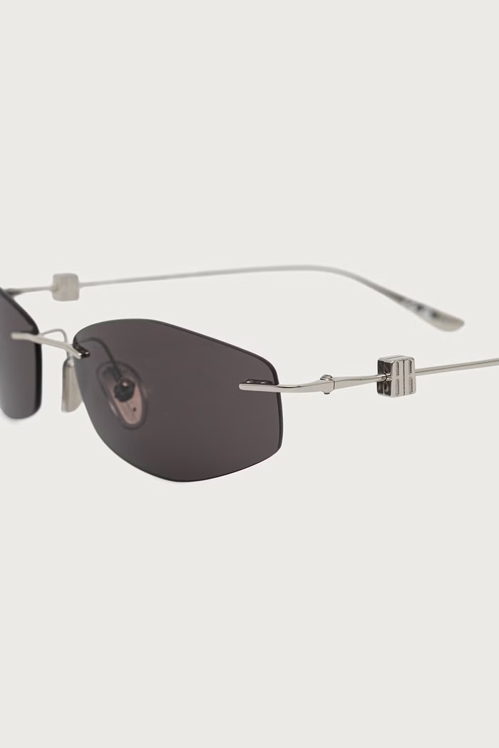 Akcesoria Balenciaga Okulary przeciwsłoneczne damskie BB0535S srebrny