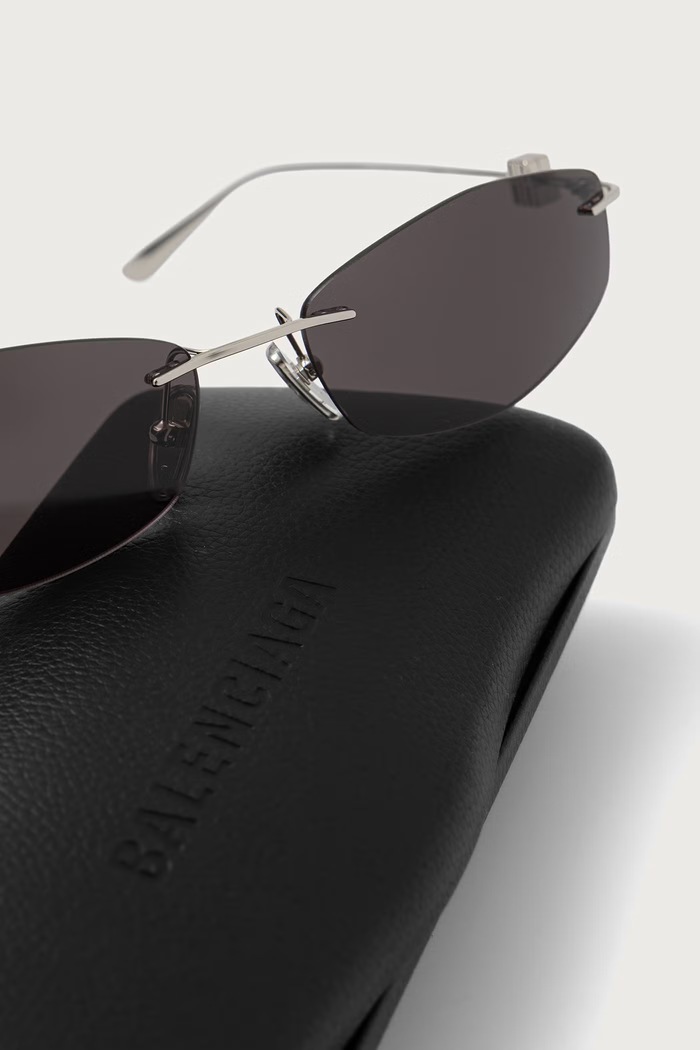 Okulary przeciwsłoneczne damskie Balenciaga BB0535S srebrny