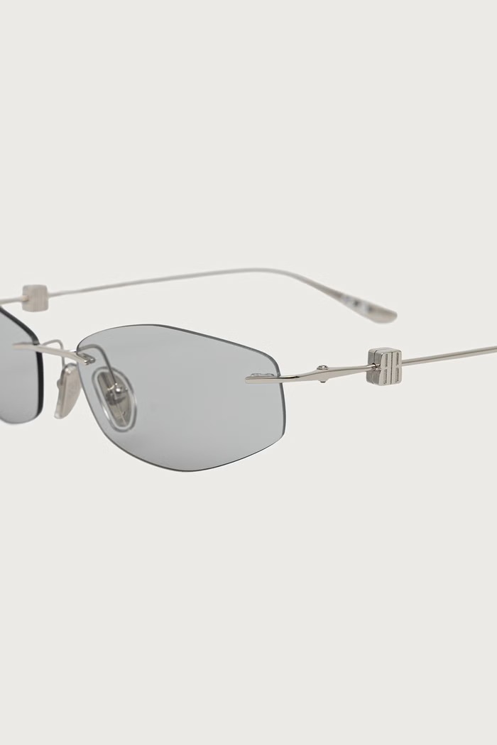 Akcesoria Balenciaga Okulary przeciwsłoneczne damskie BB0535S srebrny