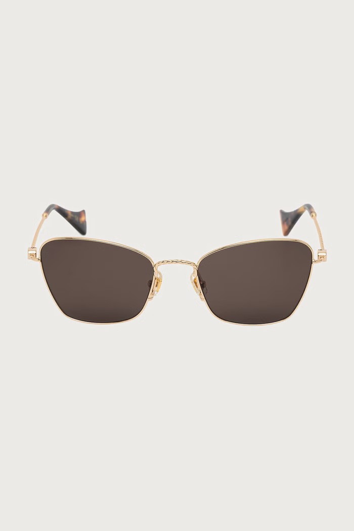 Valentino Eyewear Okulary przeciwsłoneczne kocie oczy damskie VG0063S złoty AW26
