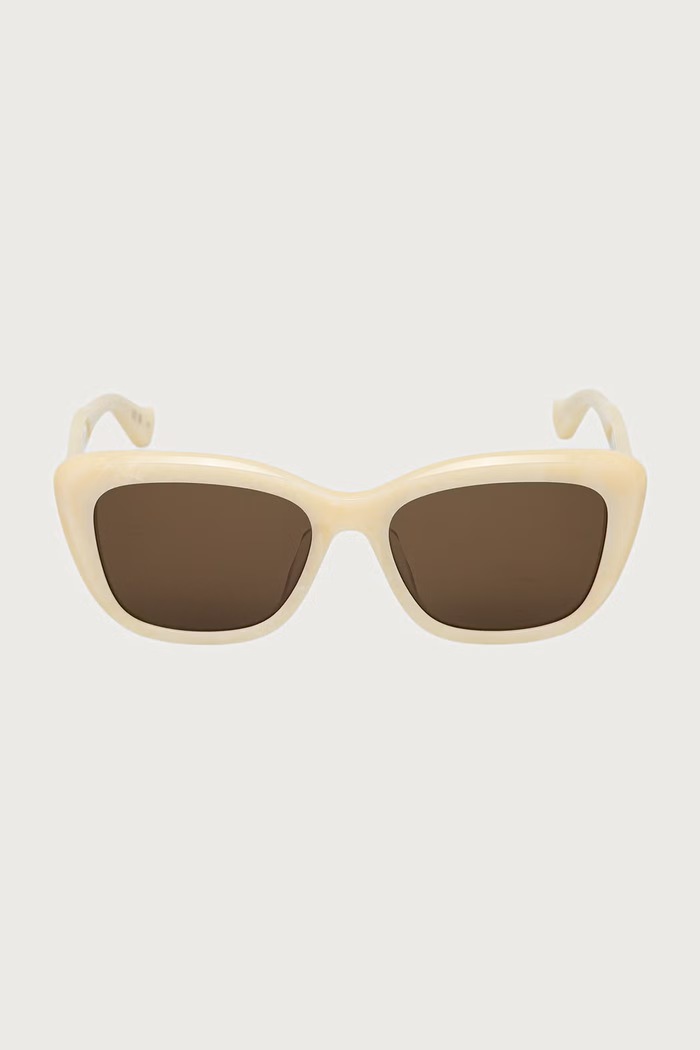 Valentino Eyewear Okulary przeciwsłoneczne kocie oczy damskie VG0058SA beżowy AW26