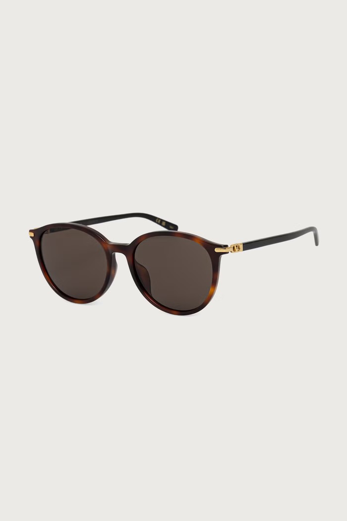 Valentino Eyewear Okulary przeciwsłoneczne okrągłe damskie brązowy VG0048SK