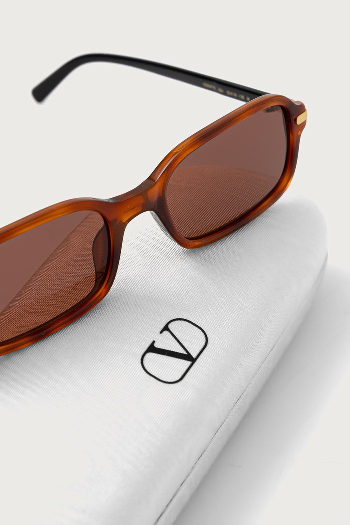 Okulary przeciwsłoneczne damskie Valentino Eyewear VG0047S pomarańczowy
