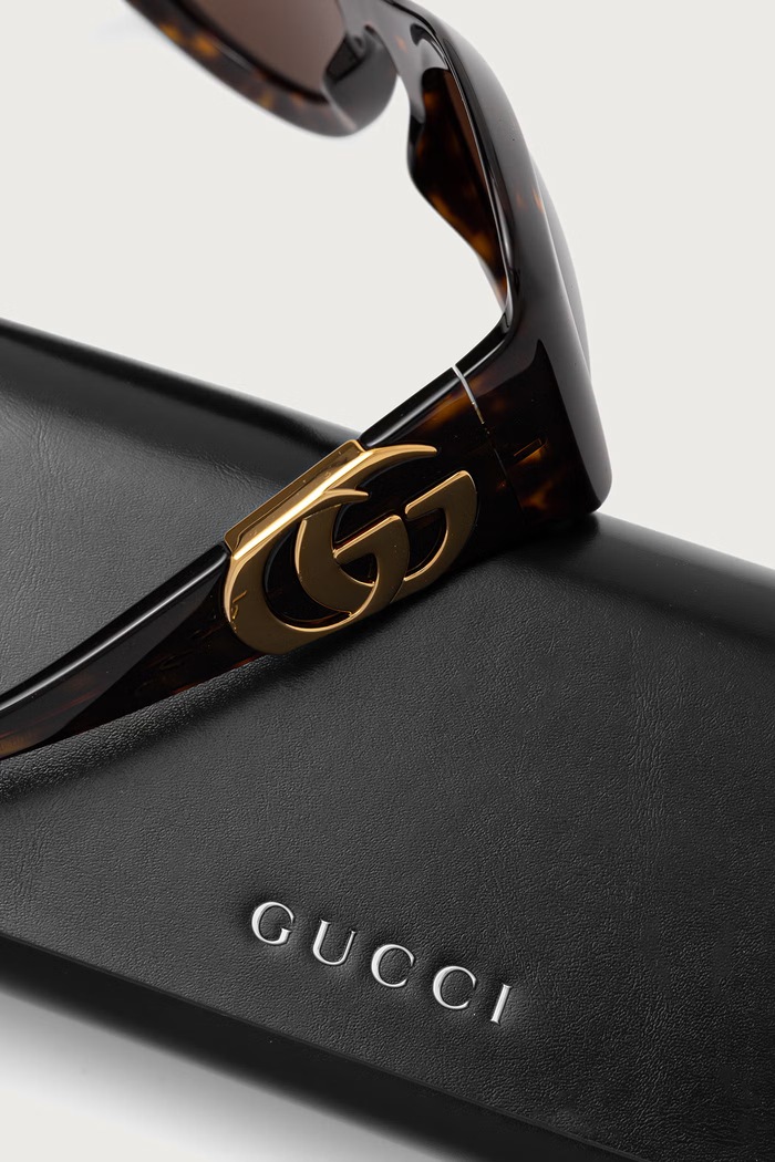 Okulary przeciwsłoneczne damskie Gucci GG2275S brązowy