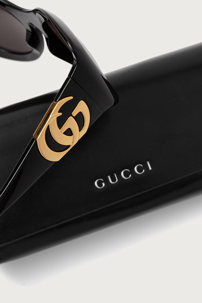 Okulary przeciwsłoneczne damskie Gucci GG2275S czarny