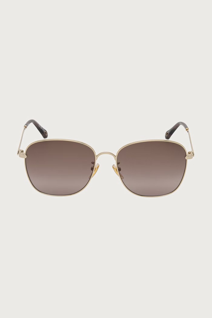 Chloe Okulary przeciwsłoneczne kwadratowe damskie CH0407SK złoty AW26