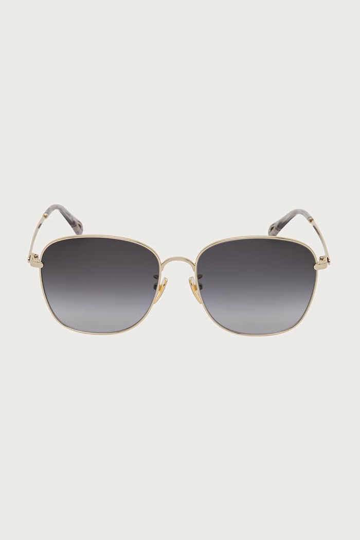 Chloe Okulary przeciwsłoneczne kwadratowe damskie CH0407SK złoty AW26
