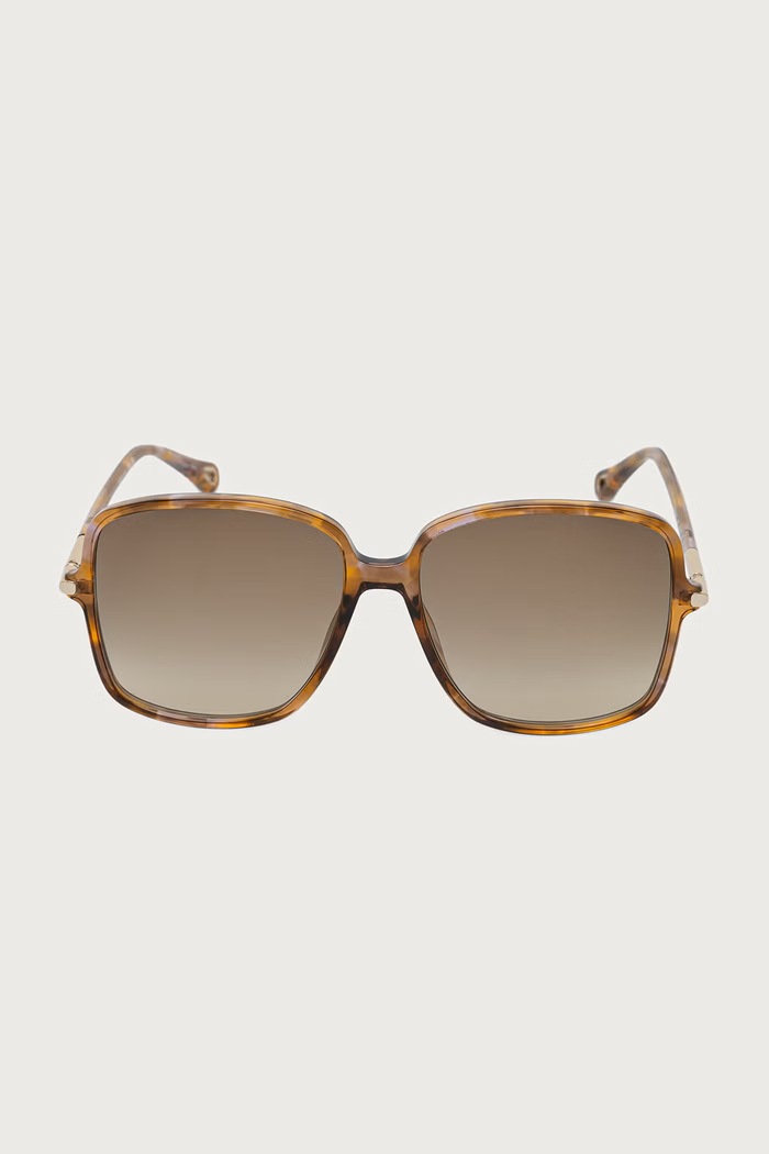 Chloe Okulary przeciwsłoneczne kwadratowe damskie CH0396S żółty AW26