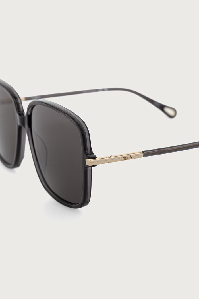 Akcesoria Chloe Okulary przeciwsłoneczne kwadratowe damskie CH0396S szary