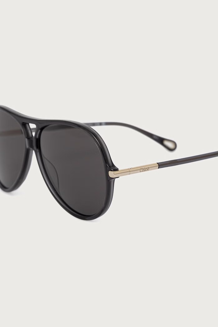 Akcesoria Chloe Okulary przeciwsłoneczne pilotki damskie CH0395S szary