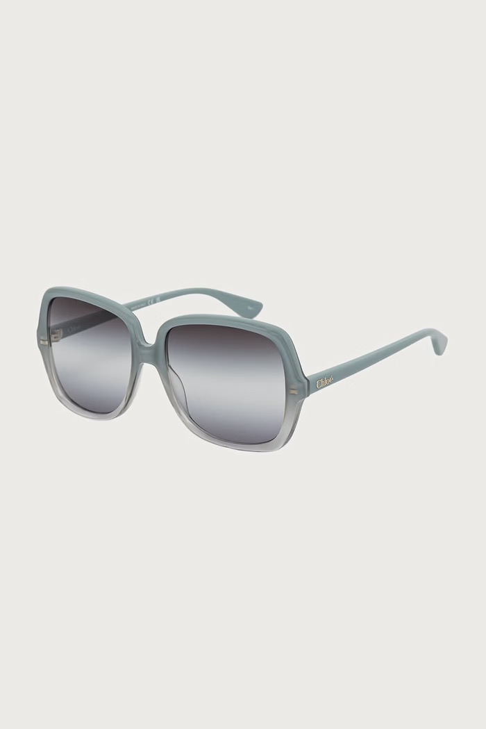 Chloe Okulary przeciwsłoneczne kwadratowe damskie niebieski CH0388S