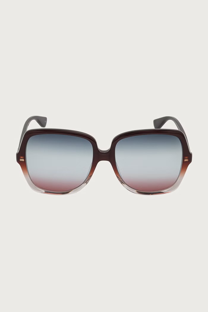 Chloe Okulary przeciwsłoneczne kwadratowe damskie CH0388S bordowy AW26