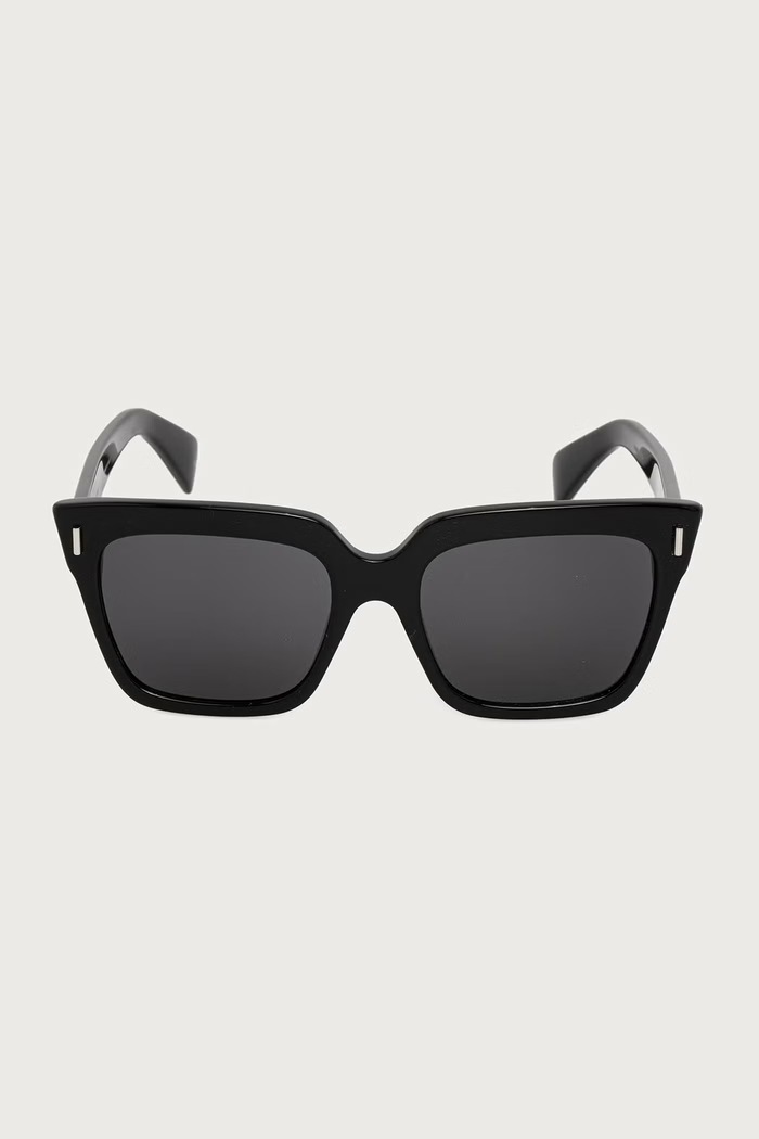 Alexander McQueen Okulary przeciwsłoneczne damskie AM0583S czarny AW26