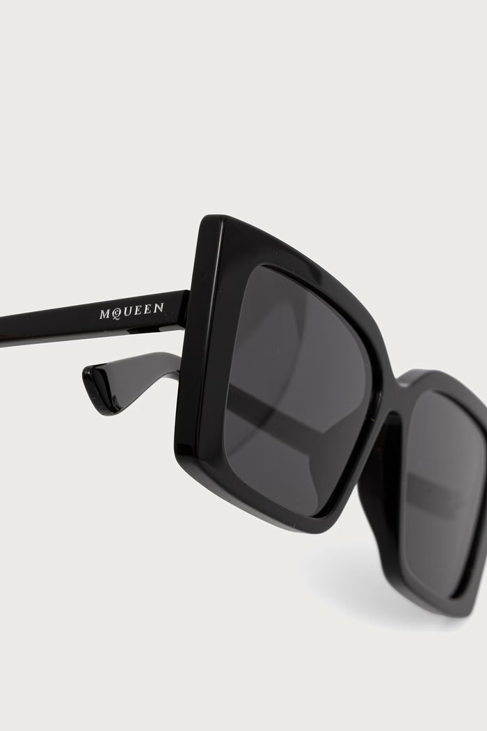 Akcesoria Alexander McQueen Okulary przeciwsłoneczne damskie AM0578S czarny