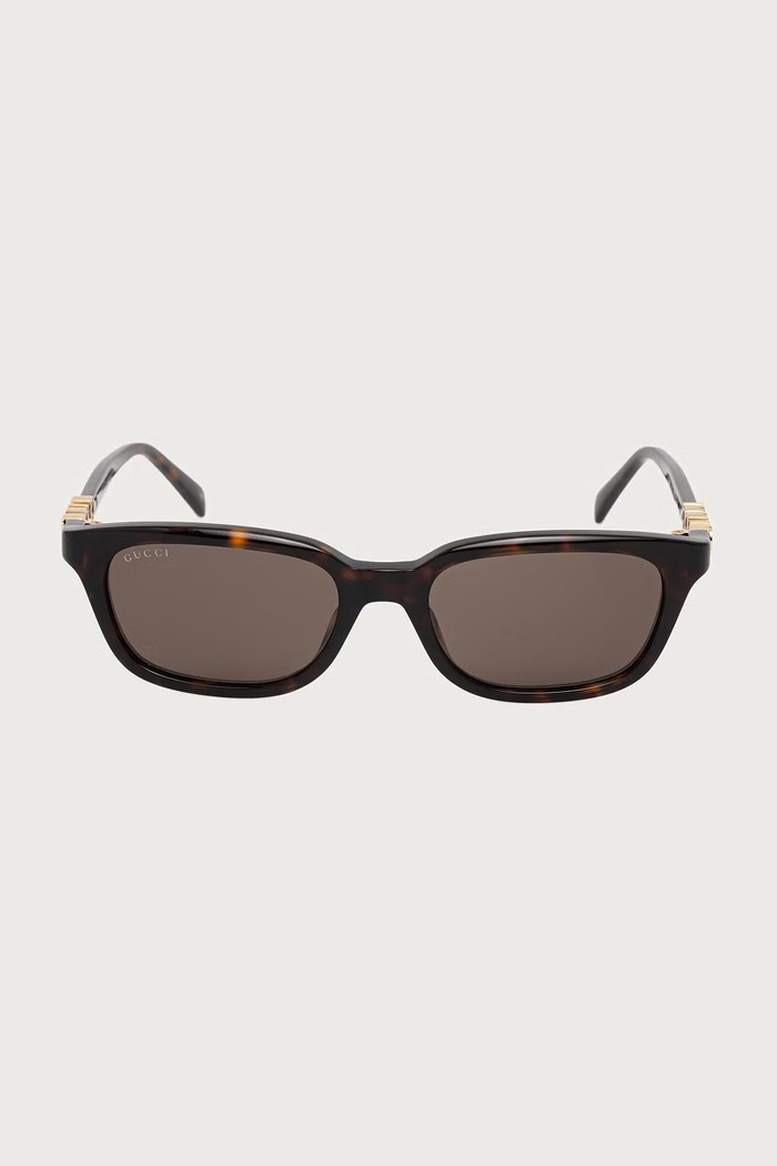 Gucci Okulary przeciwsłoneczne damskie GG2208S brązowy AW26