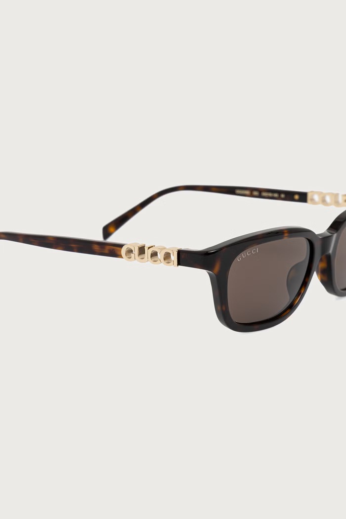 Akcesoria Gucci Okulary przeciwsłoneczne damskie GG2208S brązowy