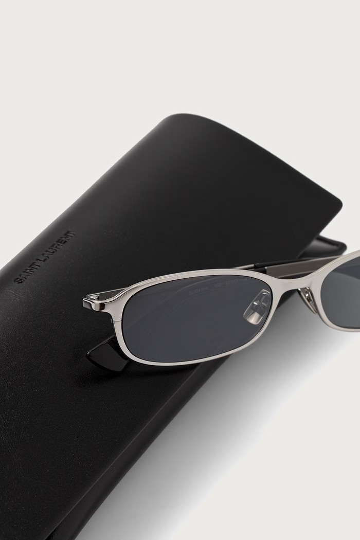 Okulary przeciwsłoneczne damskie MIA Saint Laurent SL.934.MIA srebrny