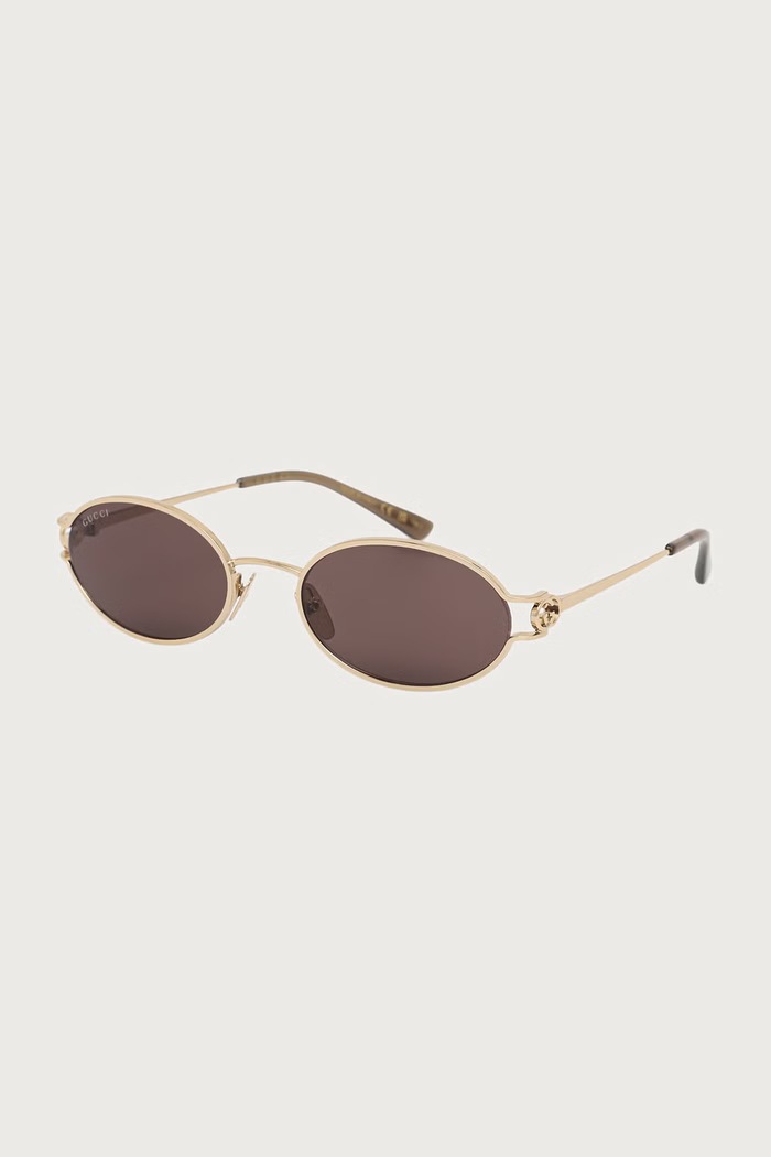 Gucci Okulary przeciwsłoneczne damskie złoty GG2233S