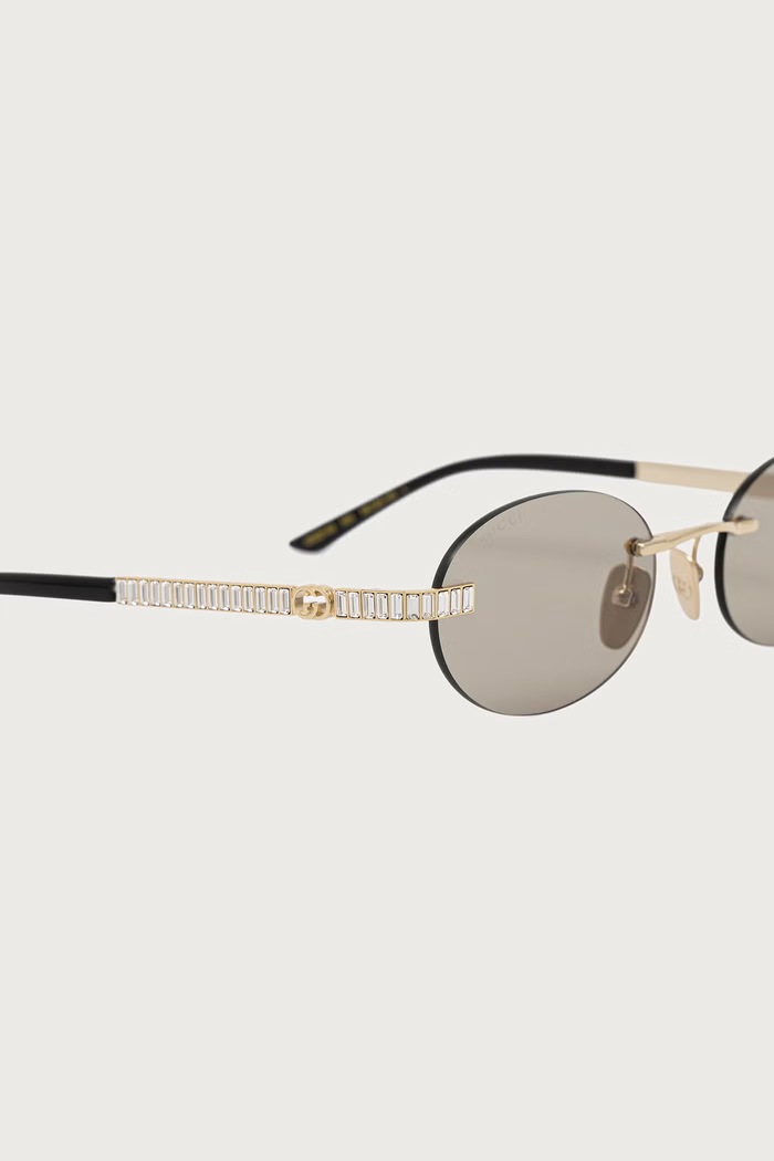 Akcesoria Gucci Okulary przeciwsłoneczne damskie GG2214S złoty