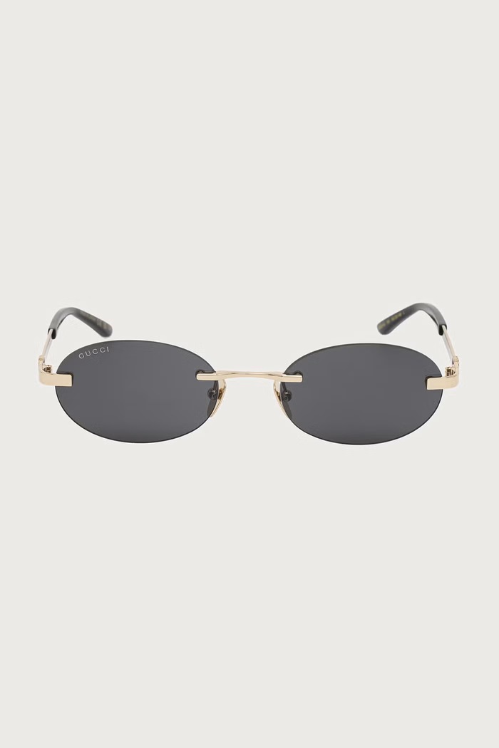 Gucci Okulary przeciwsłoneczne damskie GG2214S złoty AW26
