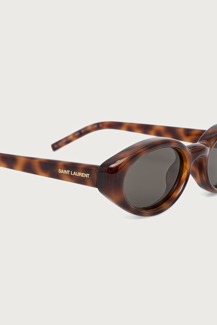 Akcesoria Saint Laurent Okulary przeciwsłoneczne damskie SL.567.PLUMP brązowy