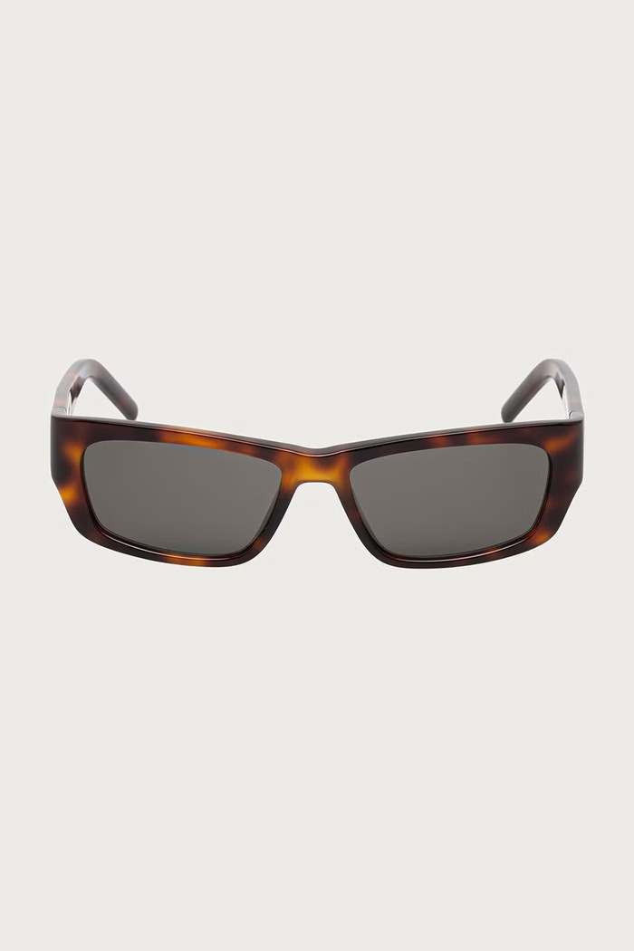 Saint Laurent Okulary przeciwsłoneczne damskie JAZZ SL.M182.JAZZ brązowy AW26