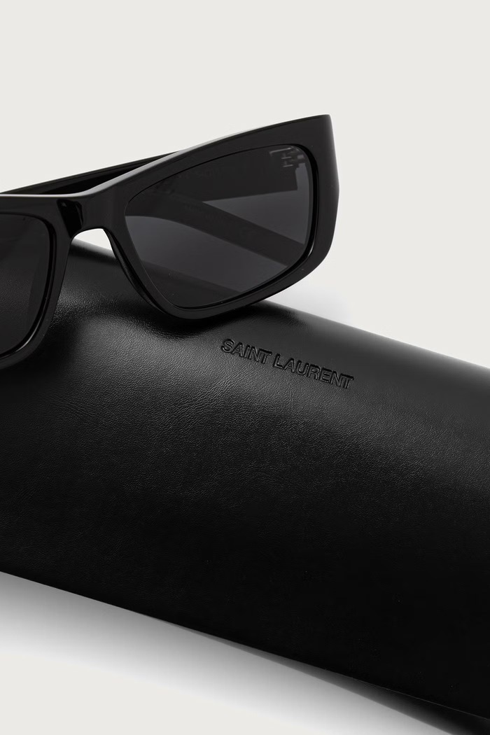 Akcesoria Saint Laurent Okulary przeciwsłoneczne damskie JAZZ SL.M182.JAZZ czarny