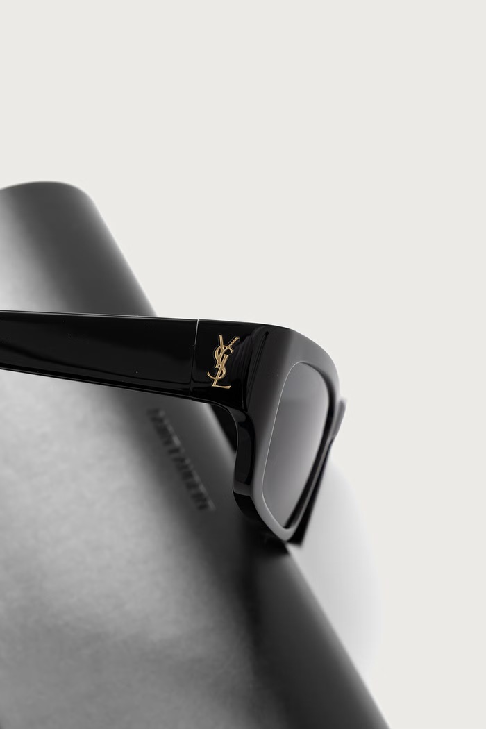 Okulary przeciwsłoneczne damskie JAZZ Saint Laurent SL.M182.JAZZ czarny