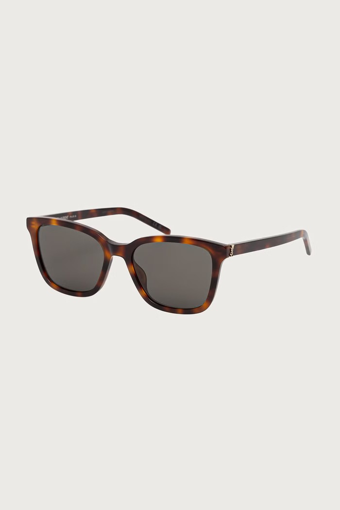 Saint Laurent Okulary przeciwsłoneczne kwadratowe damskie brązowy SL.M178