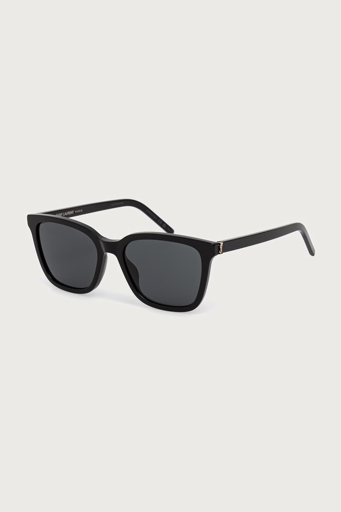 Saint Laurent Okulary przeciwsłoneczne kwadratowe damskie czarny SL.M178