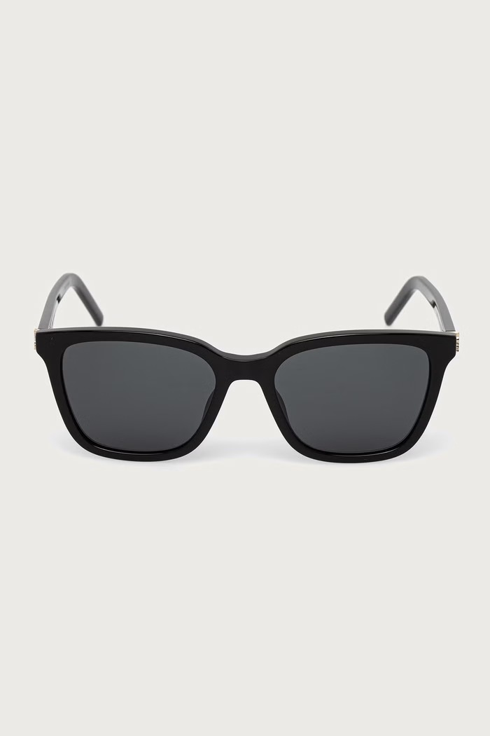 Saint Laurent Okulary przeciwsłoneczne kwadratowe damskie SL.M178 czarny AW26
