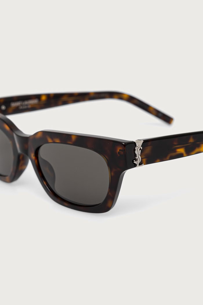 Akcesoria Saint Laurent Okulary przeciwsłoneczne damskie SL.M175 brązowy