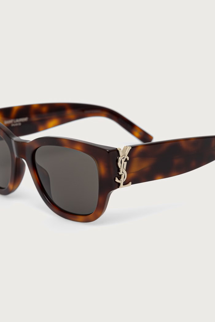 Akcesoria Saint Laurent Okulary przeciwsłoneczne damskie SL.M174 brązowy