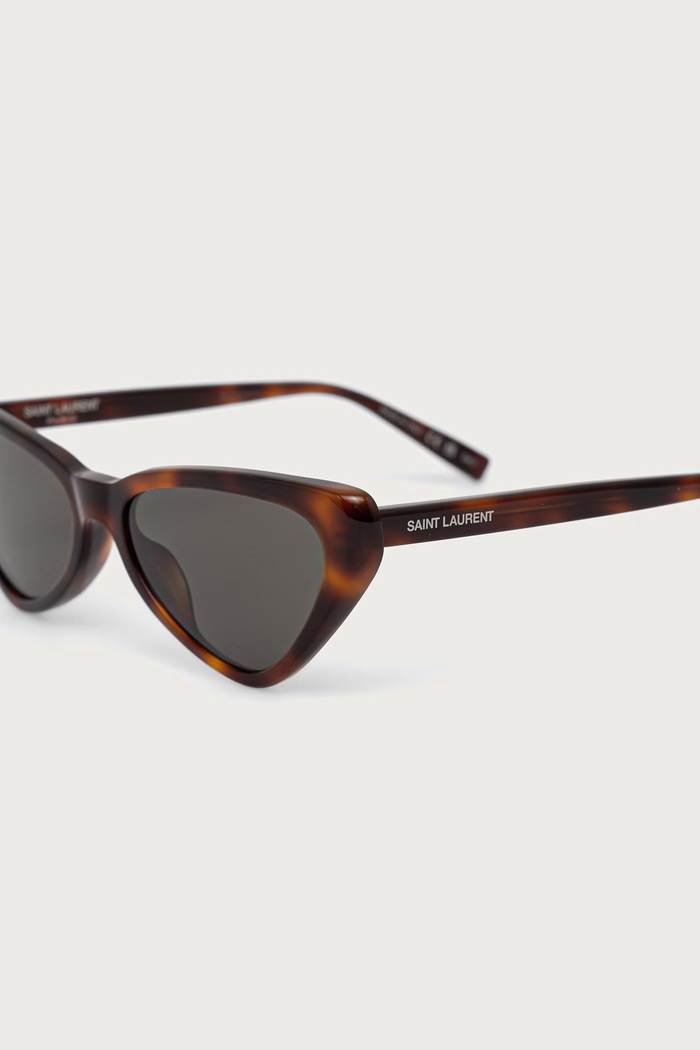 Akcesoria Saint Laurent Okulary przeciwsłoneczne kocie oczy damskie SL.944 brązowy