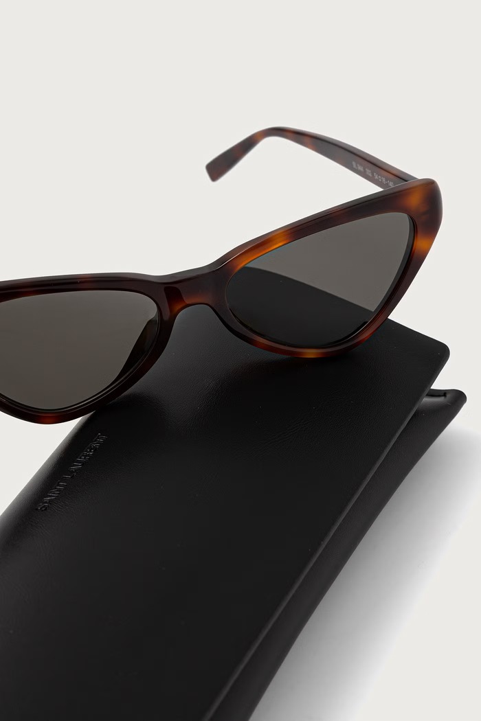Okulary przeciwsłoneczne kocie oczy damskie Saint Laurent SL.944 brązowy