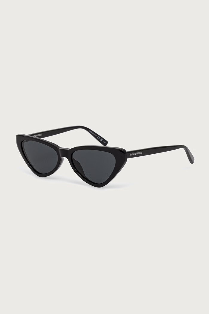 Saint Laurent Okulary przeciwsłoneczne kocie oczy damskie czarny SL.944