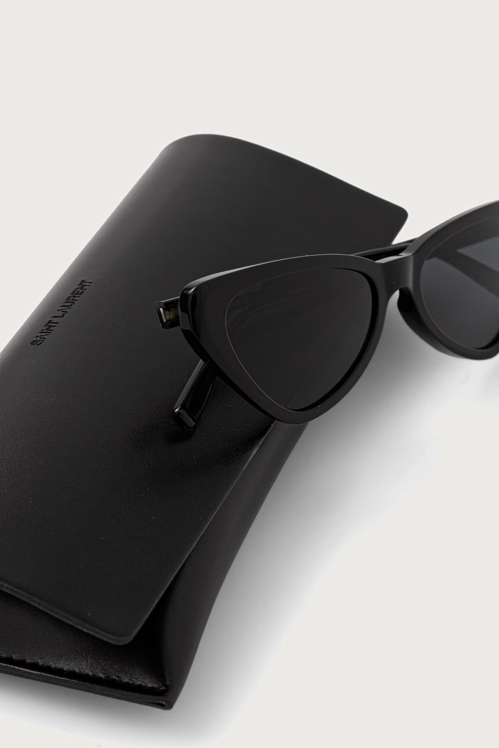 Akcesoria Saint Laurent Okulary przeciwsłoneczne kocie oczy damskie SL.944 czarny