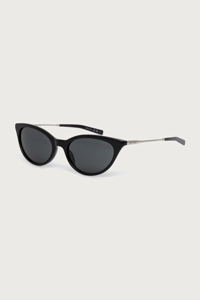 Saint Laurent Okulary przeciwsłoneczne kocie oczy damskie czarny SL.932