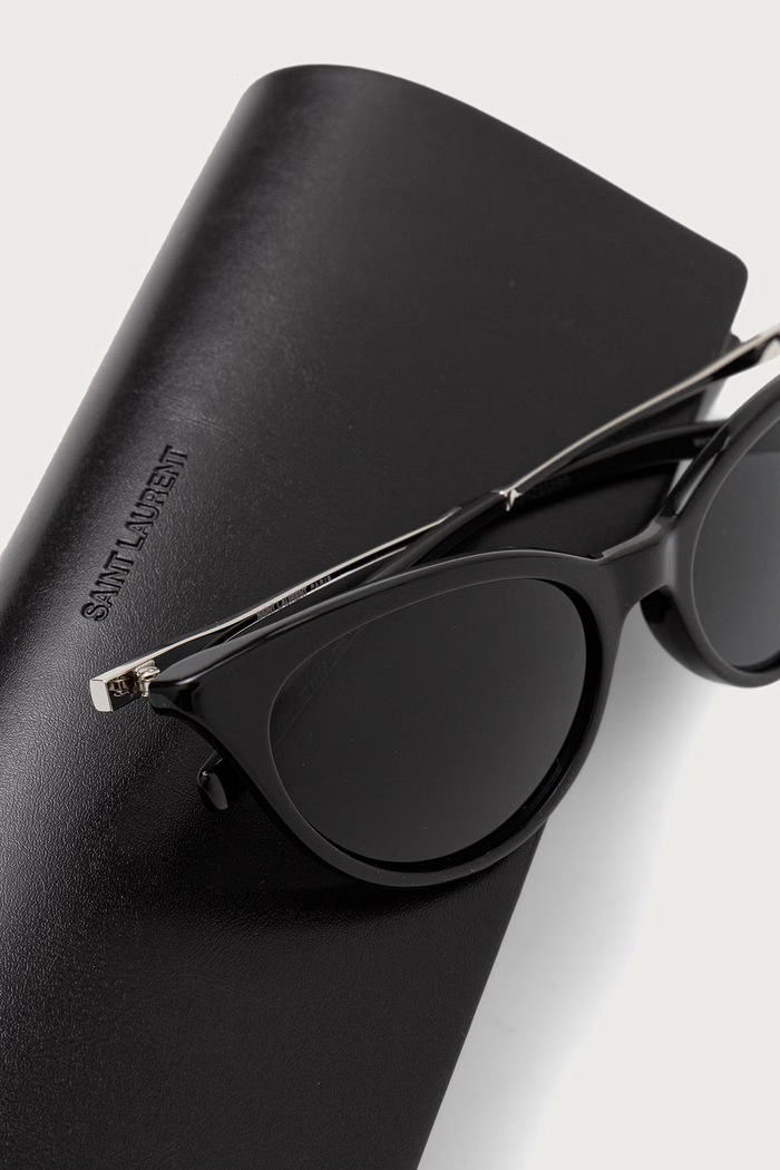 Okulary przeciwsłoneczne kocie oczy damskie Saint Laurent SL.932 czarny