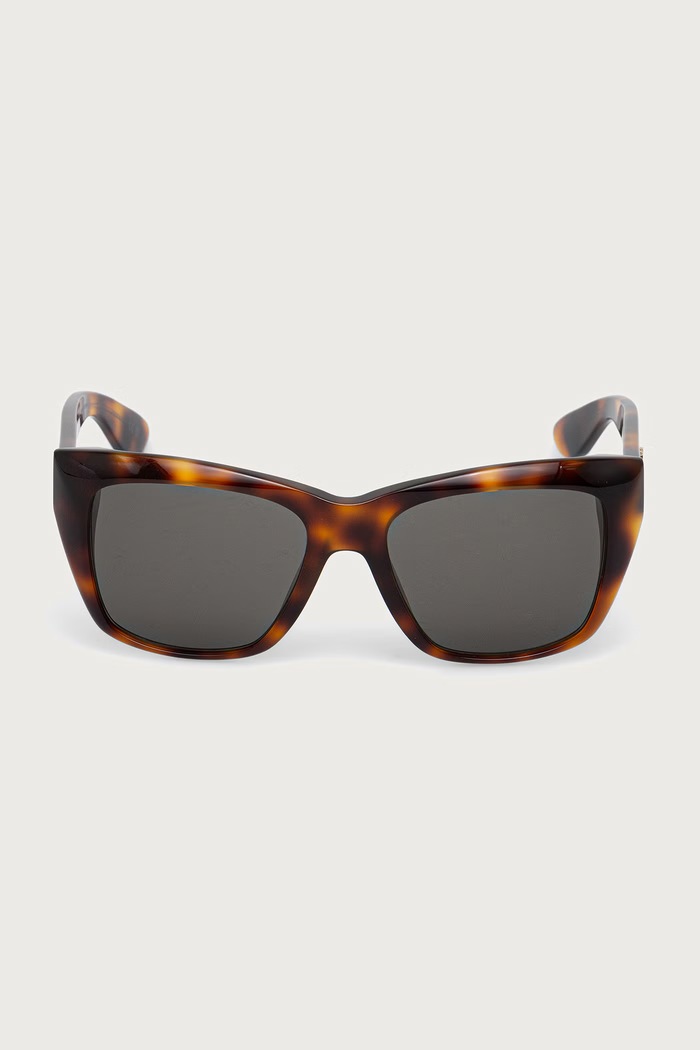 Saint Laurent Okulary przeciwsłoneczne kocie oczy damskie SL.923 brązowy AW26