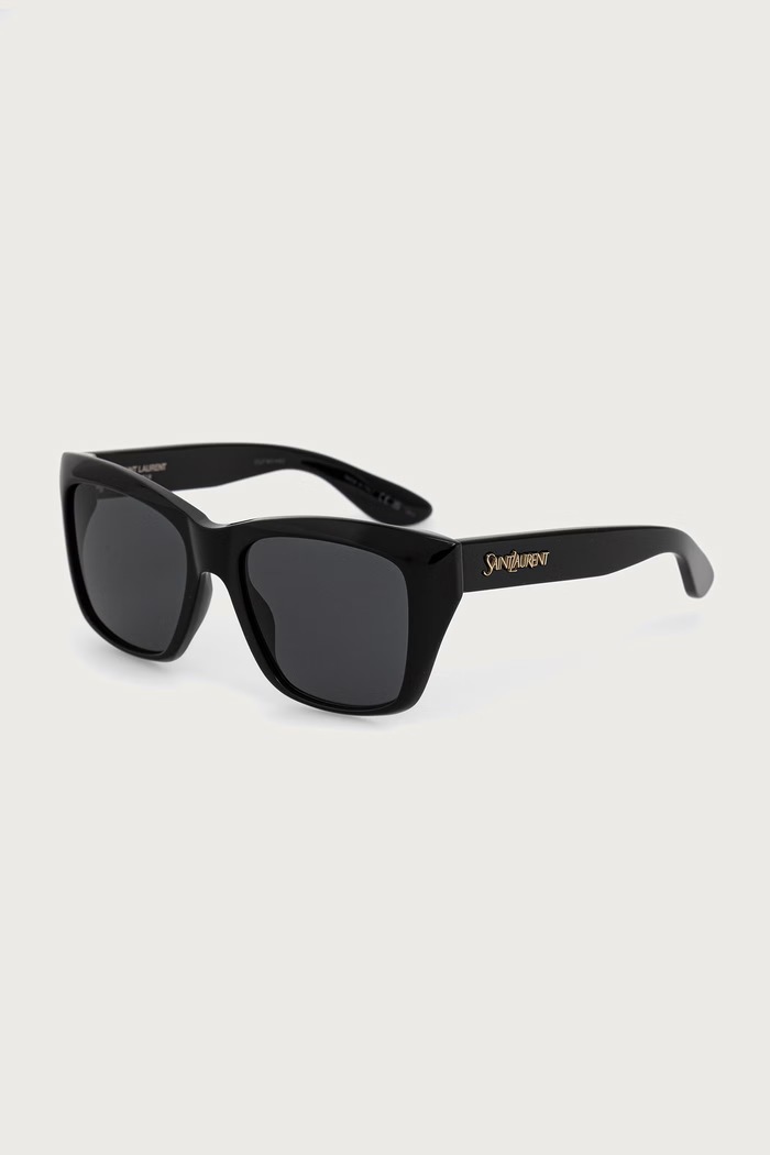 Saint Laurent Okulary przeciwsłoneczne kocie oczy damskie czarny SL.923